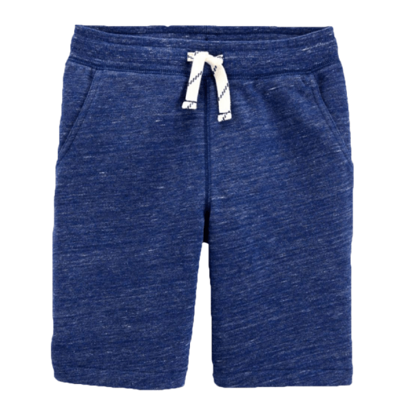 Boy's shorts with drawstring at the waist for a better fit.